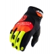 KENNY RACING RĘKAWICE CROSS/ENDURO MODEL SAFETY BLACK/RED/ORANGE KOLOR CZARNY/CZERWONY/ŻÓŁTY FLUO ROZMIAR XL