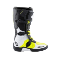 KENNY RACING BUTY CROSS/ENDURO MODEL TRACK WHITE/NEON YELLOW KOLOR BIAŁY/CZARNY/ŻÓŁTY FLUO ROZMIAR 44