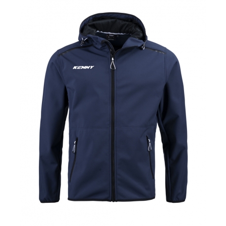 KENNY RACING KURTKA PRZECIWDESZCZOWA SOFTSHELL MODEL CORE NAVY KOLOR NIEBIESKI ROZMIAR M