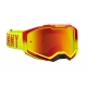 KENNY RACING GOGLE MODEL VENTURY RED/YELLOW KOLOR ŻÓŁTY FLUO/CZERWONY SZYBA CZERWONE LUSTRO