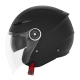 NOX KASK OTWARTY JET Z BLENDĄ N181 SOLID KOLOR CZARNY MAT ROZMIAR S