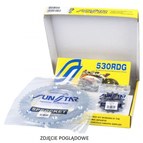 SUNSTAR ZESTAW NAPĘDOWY HONDA CROSS RUNNER 800 11-14 STANDARD (16/43/116) (DO 1000CC) (SUN51216/SUN1-5695-43/SS530RDG-116N)