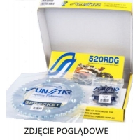 SUNSTAR ZESTAW NAPĘDOWY YAMAHA XT 660R 04-12/ XTZ 660 TENERE 08-12 STANDARD (15/45/110) (DO 750CC) (SUN38715/SUN1-3541-45/SS520R