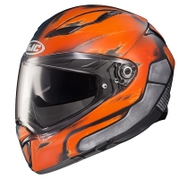 KASK HJC F70 DEATHSTROKE DC COMICS BLUE/ORANGE XXL