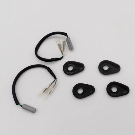 ADAPTER DO KIERUNKOWSKAZÓW RG RACING YAMAHA YZF-R125 19-, 2 SZT BLACK