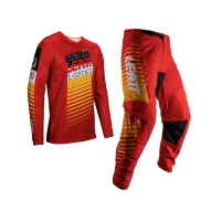 STRÓJ OFFROADOWY BLUZA I SPODNIE LEATT RIDE KIT MOTO 3.5 RED