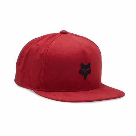 CZAPKA Z DASZKIEM FOX HEAD SNAPBACK FLAME RED OS