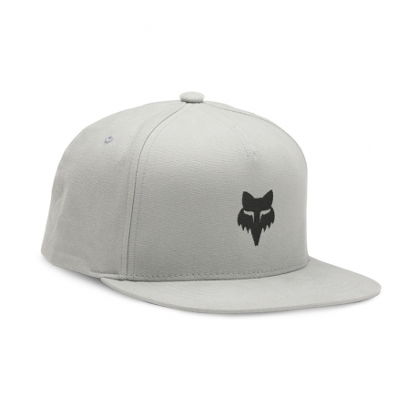 CZAPKA Z DASZKIEM FOX HEAD SNAPBACK STEEL GREY OS