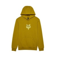 BLUZA Z KAPTUREM FOX HEAD FLEECE PO MUSTARD