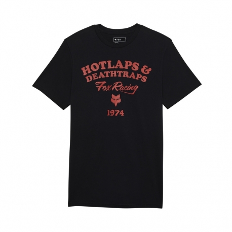 T-SHIRT FOX HOTLAPS PREM BLACK