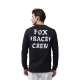 KOSZULKA Z DŁUGIM RĘKAWEM FOX RACE CREW PREM BLACK