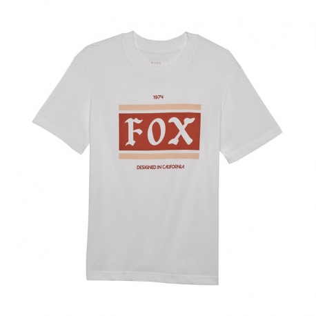 T-SHIRT FOX LADY HERITAGE WHITE