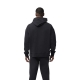 BLUZA Z KAPTUREM FOX WORDMARK OVERSIZED FLEECE PO BLACK