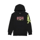 BLUZA Z KAPTUREM FOX JUNIOR ENERGY FLEECE PO BLACK