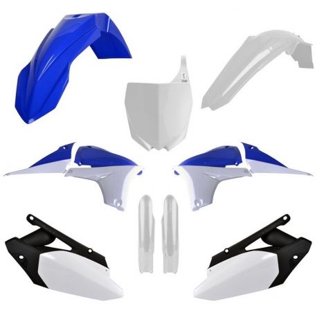 POLISPORT KOMPLET PLASTIKÓW (FULL KIT) YAMAHA YZ 450F '10-'13 W ZESTAWIE TABLICA PRZEDNIA (8678400001) I OSŁONY AMORTYZARORÓW (8