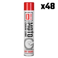 OMOTO ZESTAW 48 SZTUK SPRAY SMAR DO ŁAŃCUCHA 750ML OFF ROAD O! CHAIN LUBE (O!MOTO) (OLE-023) (PAKIET 48 SZTUK)