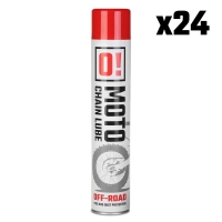 OMOTO ZESTAW 24 SZTUKI SPRAY SMAR DO ŁAŃCUCHA 750ML OFF ROAD O! CHAIN LUBE (O!MOTO) (OLE-023) (PAKIET 24 SZTUKI)