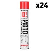 OMOTO ZESTAW 24 SZTUKI SPRAY ZMYWACZ DO MYCIA ŁAŃCUCHA 750ML O! CHAIN CLEANER (O!MOTO) (OLE-007) (PAKIET 24 SZTUKI)