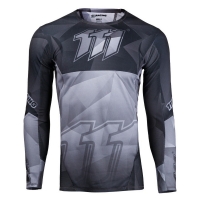 WYPRZEDAŻ 111 RACING KOSZULKA MOTO 111.1 - THUNDER GRAY KOLOR CZARNY/SZARY ROZMIAR XL