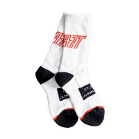 LEATT WYPRZEDAŻ SKARPETY SOCKS KOLOR BIAŁY/CZARNY ROZMIAR L/XL (43-48) (LIMITOWANE)