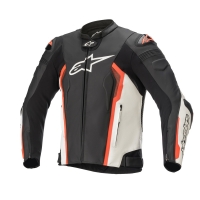 KURTKA SKÓRZANA ALPINESTARS MISSILE V2 BLACK/WHITE/FLUO RED