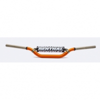 RENTHAL KIEROWNICA 7/8 CALA (22MM) MX MINI HANDLEBAR ORANGE KAWASAKI KX 65 02-16 PADDED KOLOR POMARAŃCZOWY Z GĄBKĄ