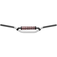 RENTHAL KIEROWNICA 7/8 CALA (22MM) MX HANDLEBAR SILVER/GREY RC PADDED KOLOR SREBRNY/SZARY Z GĄBKĄ