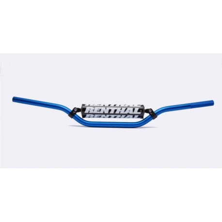 RENTHAL KIEROWNICA 7/8 CALA (22MM) MX HANDLEBAR BLUE ENDURO PADDED KOLOR NIEBIESKI Z GĄBKĄ