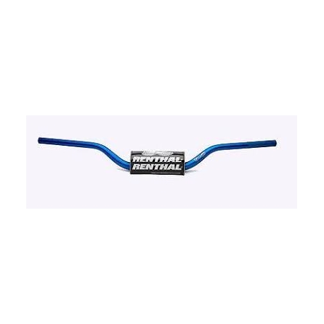 RENTHAL KIEROWNICA 1,1/8 CALA (28,6MM) MX FATBAR HANDLEBARS BLUE RC SX/SXF 06-09, SUZUKI RM/RMZ 06-13 KOLOR NIEBIESKI Z GĄBKĄ