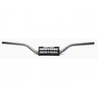 RENTHAL KIEROWNICA 1,1/8 CALA (28,6MM) MX FATBAR HANDLEBARS GREY RC SX/SXF 06-09, SUZUKI RM/RMZ 06-13 KOLOR SZARY Z GĄBKĄ