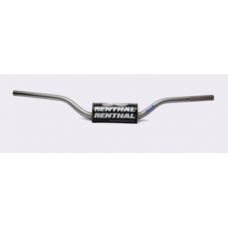 RENTHAL KIEROWNICA 1,1/8 CALA (28,6MM) MX FATBAR HANDLEBAR TANIUM MCGRATH / SHORT PADDED PADDED KOLOR TYTAN Z GĄBKĄ