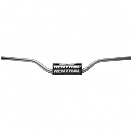 RENTHAL KIEROWNICA 1,1/8 CALA (28,6MM) MX FATBAR HANDLEBAR TANIUM YAMAHA YZ/YZF +7 KOLOR TYTAN Z GĄBKĄ