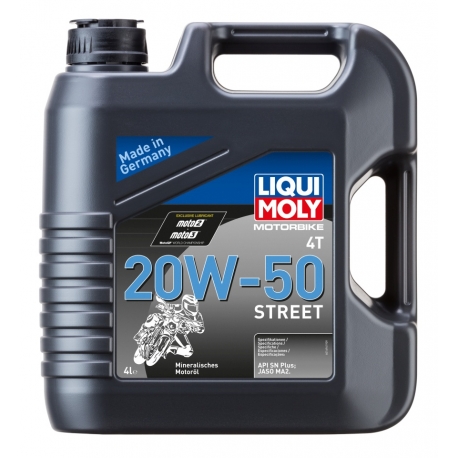 LIQUI MOLY OLEJ SILNIKOWY MOTORBIKE 4T MINERALNY 20W50 STREET 4L (4)