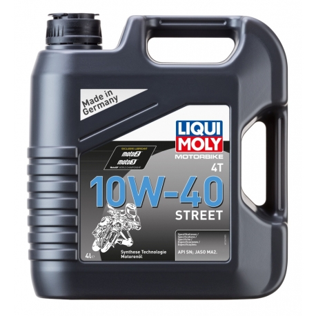 LIQUI MOLY OLEJ SILNIKOWY MOTORBIKE 4T 10W40 STREET 4L (4)