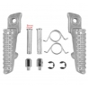 BIKETEC PARTS ZESTAW PODNÓŻKÓW (PODNÓŻKI) KIEROWCY KOMPLETNY Z MOCOWANIAMI HONDA CBR 600RR '03-06, CBR 1000 RR '04-14, CBR 1000R