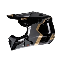 KASK Z GOGLAMI LEATT JUNIOR KIT MOTO 3.5 V25 BLACK