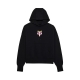 BLUZA FOX TS57 OVERSIZED FLEECE PO BLACK