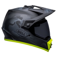 KASK BELL MX-9 ADVENTURE MIPS STEALTH CAMO MATTE BLACK/HI-VIZ