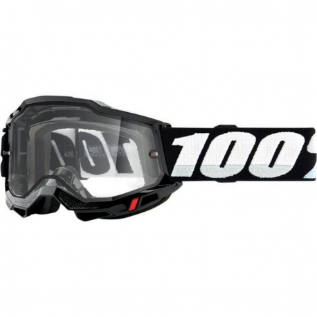 100 PROCENT GOGLE MODEL ACCURI 2 UTV/ATV SAND/OTG BLACK - PHOTOCHROMIC LENS - KOLOR CZARNY/BIAŁY SZYBKA FOTOCHROMATYCZNA