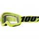 100 PROCENT GOGLE MODEL STRATA 2 YOUTH JUNIOR YELLOW - CLEAR LENS - KOLOR ŻÓŁTY SZYBKA PRZEŹROCZYSTA STARY KOD: 50521-101-04