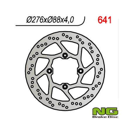 NG TARCZA HAMULCOWA PRZÓD HONDA XL 125 V VARADERO '01-'13 (276X88X4) (4X10,5MM)