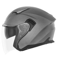 NOX KASK OTWARTY JET Z BLENDĄ N130 SOLID KOLOR TYTANOWY MAT ROZMIAR M