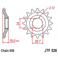 JT ZĘBATKA PRZEDNIA 527M 15 KAWASAKI GPZ 1000 A1-A3 '86-89' (527M15JT) (ŁAŃC. 630)