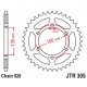 JT ZĘBATKA TYLNA 236 46 HONDA NX 650 '95-'01, YAMAHA XJ 6 '09-'15 (23646JTZBK) (ŁAŃC. 520) - PATRZ RÓWNIEŻ 430946 (23646JTZBK) K