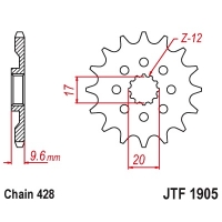 JT ZĘBATKA PRZEDNIA 2084 13 KTM SX 85 18-24, HUSQVARNA TC 85 18-24 (JTF1905.13)* (ŁAŃC. 428)