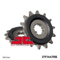 JT ZĘBATKA PRZEDNIA 2299 14 Z GUMĄ SUZUKI GSR 250 12-17, GSX 250R 17-18, DL 250 V-STROM 17-18, INAZUMA 250 12-17 (229914JTRB) (Ł