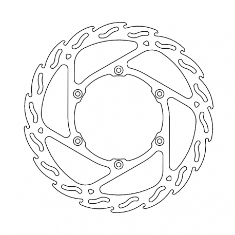 MOTO-MASTER TARCZA HAMULCOWA PRZÓD FLAME 270MM YAMAHA YZ/YZF 125/250/450 '16-, WRF 250 '17-'19, 450 '16-'18