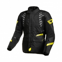 MACNA WYPRZEDAŻ KURTKA (WYPINANE TERMO I FIXED RAINTEX) ULTIMAX MOTORCYCLE JACKET BLACK/YELLOW KOLOR CZARNY/ŻÓŁY FLUO ROZMIAR L