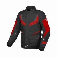 MACNA WYPRZEDAŻ KURTKA RANCHER MOTORCYCLE JACKET BLACK/RED KOLOR CZARNY/CZERWONY ROZMIAR L