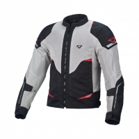 MACNA WYPRZEDAŻ KURTKA (MESH I WYPINANY RAINTEX) HURRACAGE MOTORCYCLE JACKET GREY KOLOR SZARY/CZARNY ROZMIAR L